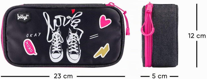 Schulrucksack Set Mädchen 3 Teilig - Schultasche ab 3. Klasse - Grundschule Ranzen mit Brustgurt - E