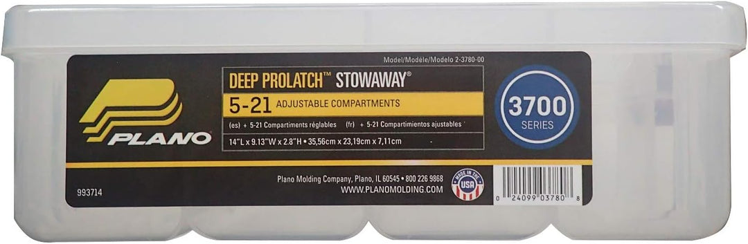 Plano 23780-00 Tiefe Stauraumbox mit verstellbaren Trennwänden 3700, 3700