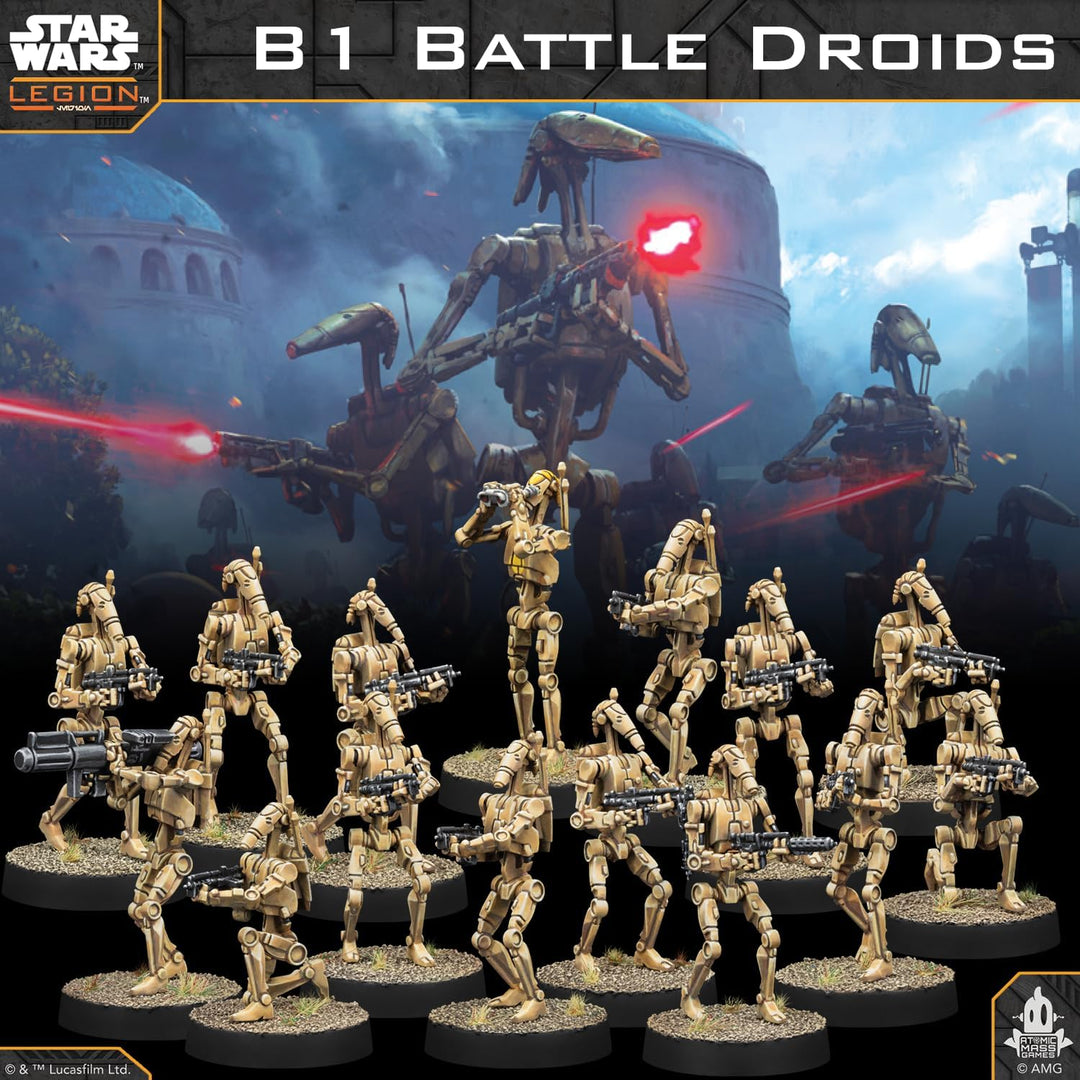 Asmodee, Star Wars: Legion – B1 Battle Droids, Erweiterung, Atomic Mass Games, Tabletop, 2 Spieler,