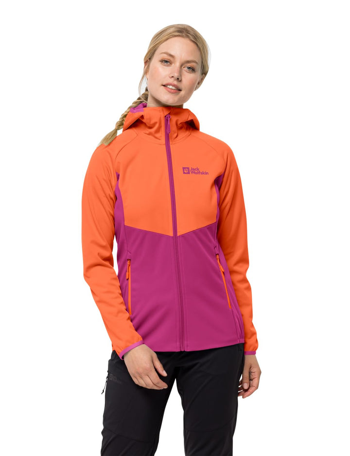 Jack Wolfskin Damen Go Hike Softshell W Softshelljacke XS new magenta, XS new magenta