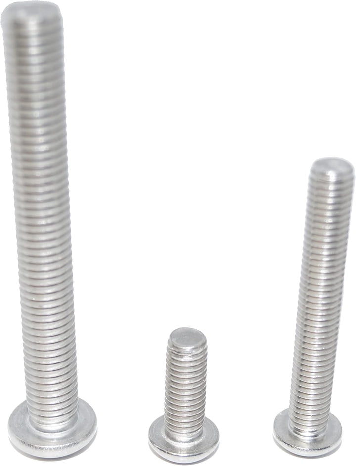 Flachrundkopfschrauben mit Innensechskant M3X18 100 Stück ISO 7380-1 A2 Edelstahl rostfrei Senkkopfs