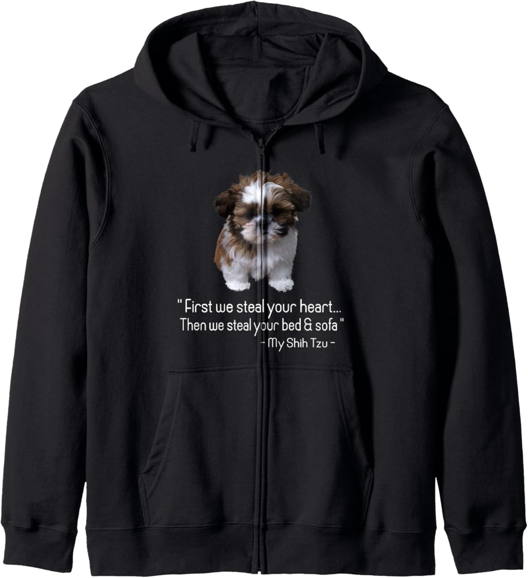 Shih Tzu Hemd Kapuzenjacke