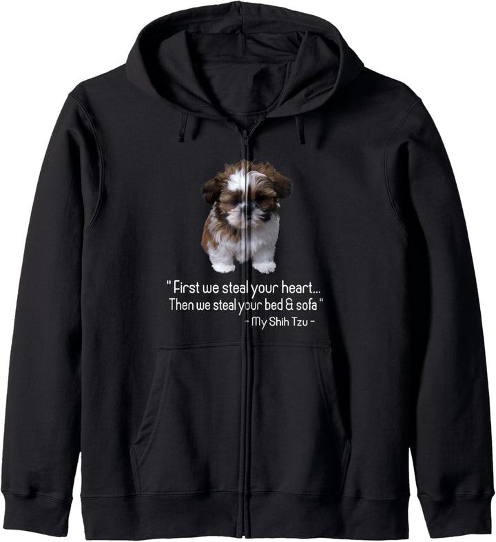 Shih Tzu Hemd Kapuzenjacke