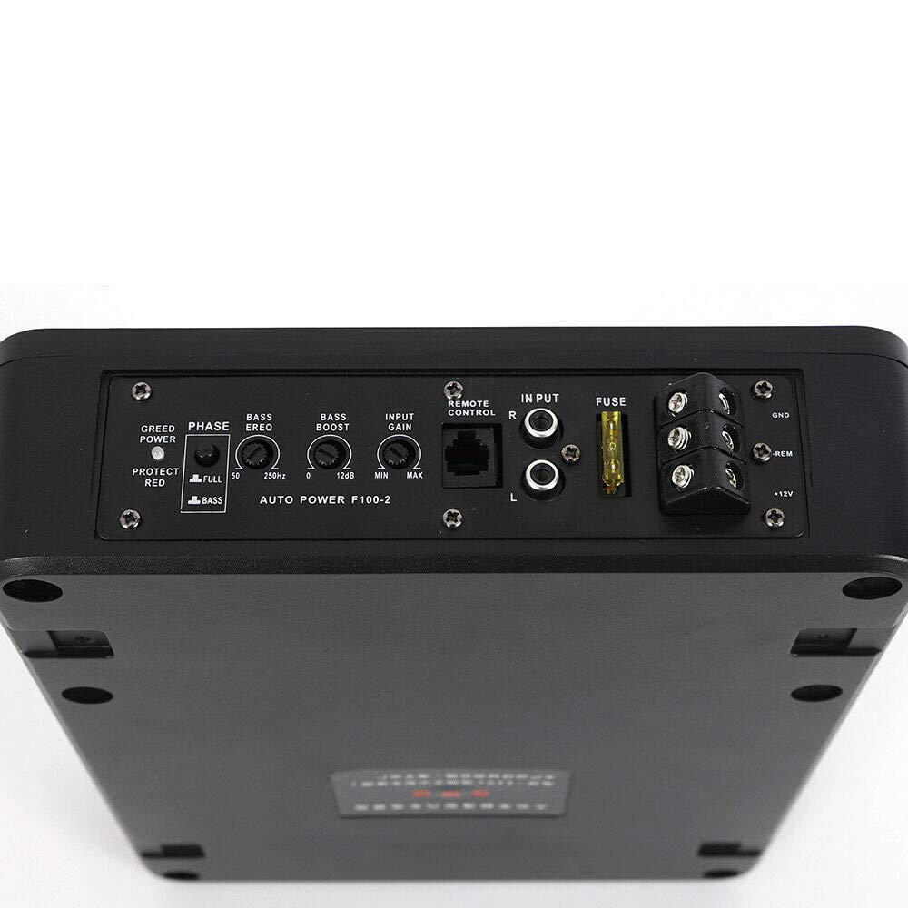 Subwoofer Auto Set, 600W 20 Hz-150 HzAuto Lautsprecher, 8-Zoll Ultradünner Radio Bassreflex Gehäuse
