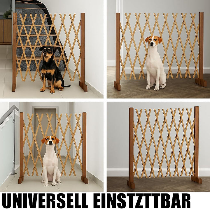 Treppenschutzgitter für Hunde - Absperrgitter - Türschutzgitter - Hundeschutzgitter - Hundebarrieren