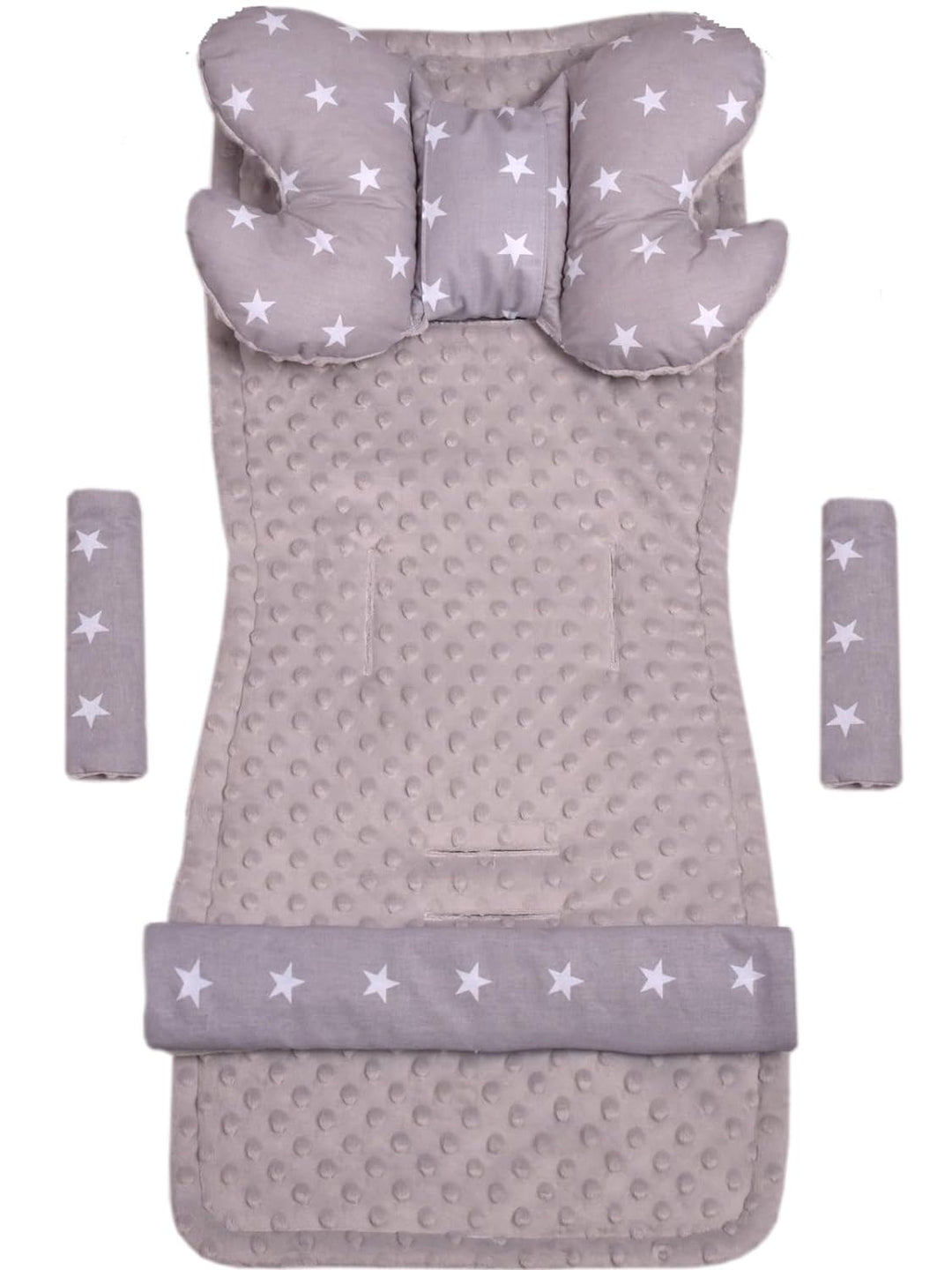 Medi Partners Universal Sitzauflage Kinderwagen &amp; Buggys Sitzeinglage Kinderwagendecke 5tgl Gurtpols