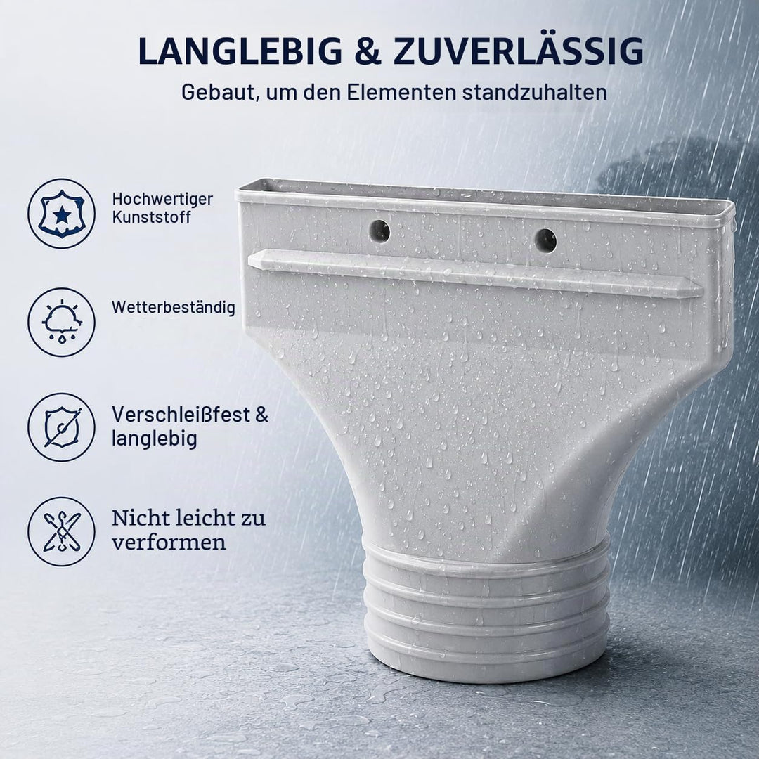 Flachfenster-Klimaanlagen-Flachschlauchadapter, 2 cm Höhe, tragbarer AC-Schlauchverbinder mit 4 sich