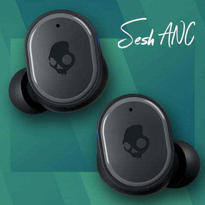 Skullcandy Sesh ANC Kabelloser In-Ear Kopfhörer mit Noise Cancelling, 32 Std. Akkulaufzeit, Mikro, K