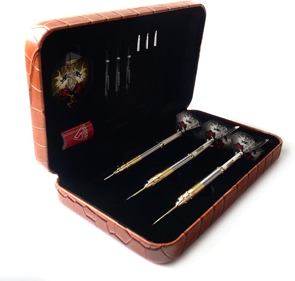 CUESOUL Dragon Deluxe Messing Steel Dartpfeile, 21 Gramm F2306 21 Grams, F2306 21 Grams