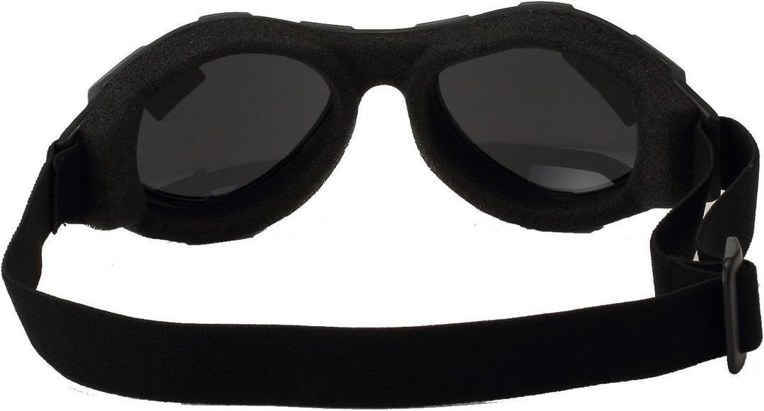 Bobster-Weitwinkel-Brillen, Schwarz Rahmen/Bernstein Objektiv, One Size Black Frame/Smoked Reflectiv