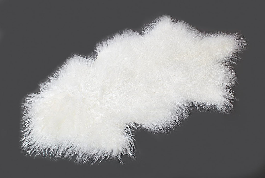 Reissner Lammfelle Naturform Tibetlammfell TP2 100x55cm Farbe weiss-weiss JAY02 Jay02 Weiss-weiss, J