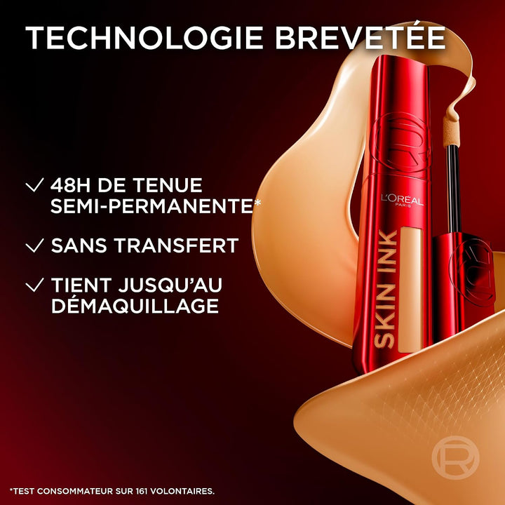 L'Oreal Paris Infaillible Skin Ink, Foundcealer, Deckend wie eine Foundation, Leicht wie ein Conceal