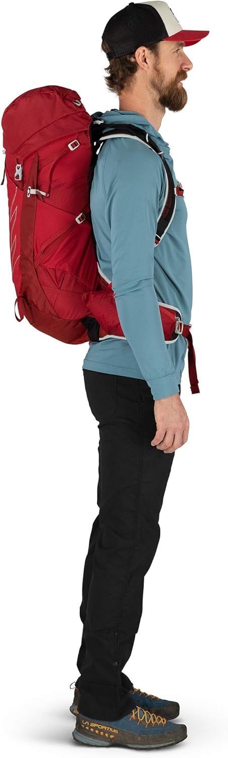 Osprey Talon 33 Wanderrucksack für Männer L-XL Cosmic Red Single, L-XL Cosmic Red Single