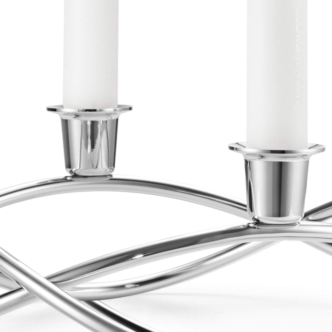 Georg Jensen Season Edelstahl-Kerzenständer