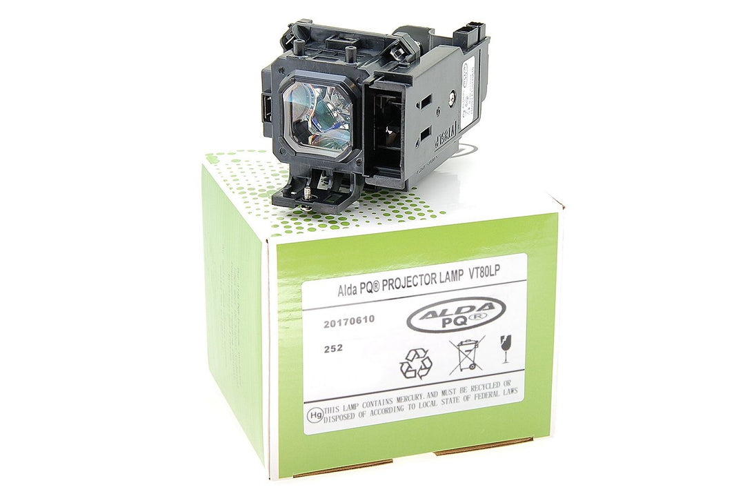 Alda PQ-Premium, Beamerlampe/Ersatzlampe für NEC VT49 Projektoren, Lampe mit Gehäuse