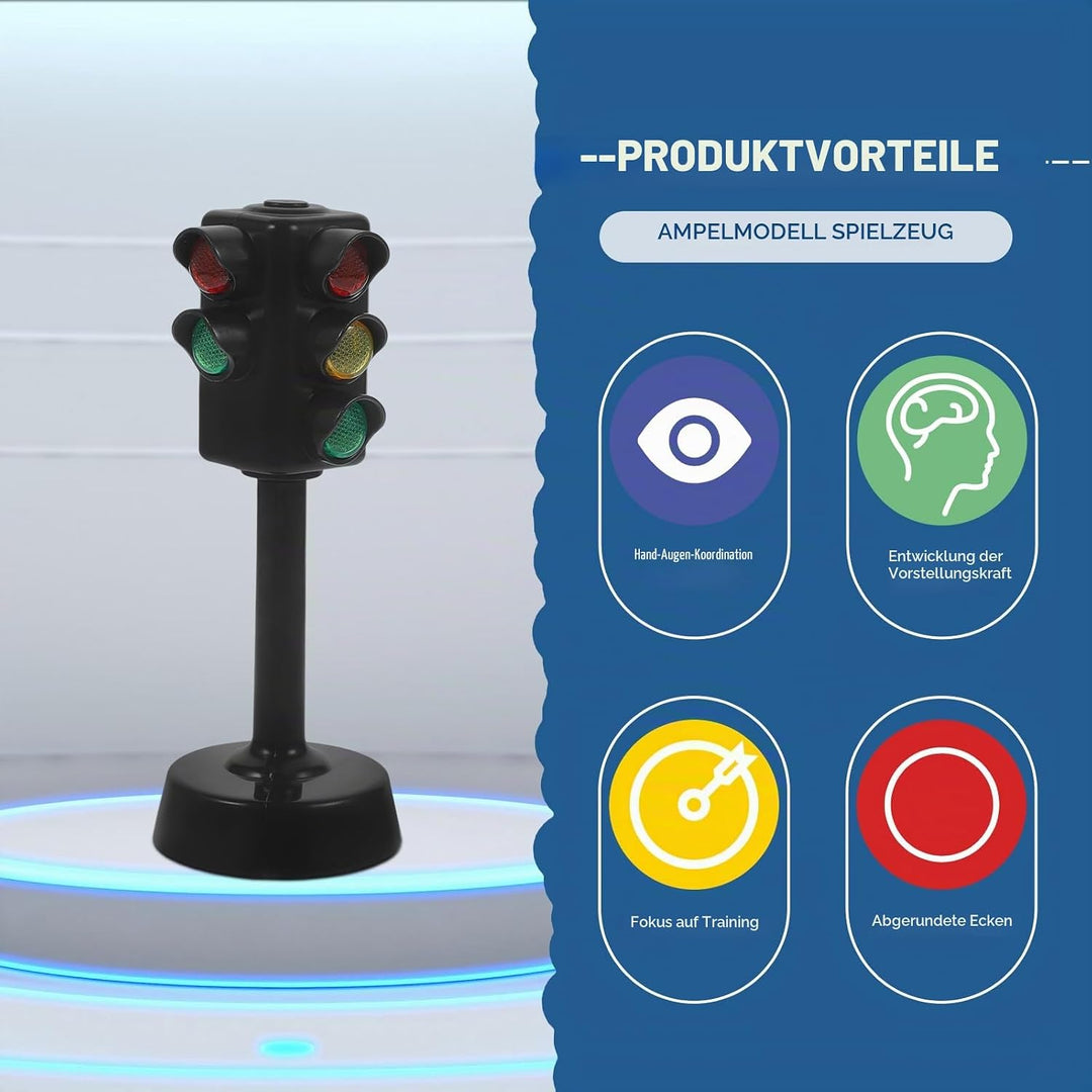 TOYANDONA 2Pcs Ampel Spielzeug Lustige Frühe Pädagogische Spielzeug Ampeln Modell Spielzeug Verkehrs