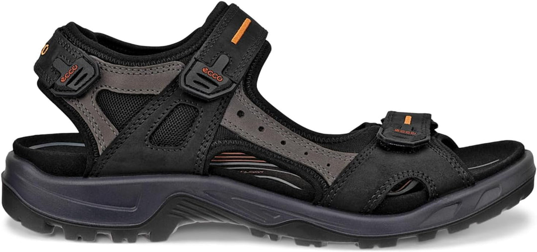 ECCO Herren Yucatan Sandal 40 EU Black Mole Black, 40 EU Black Mole Black
