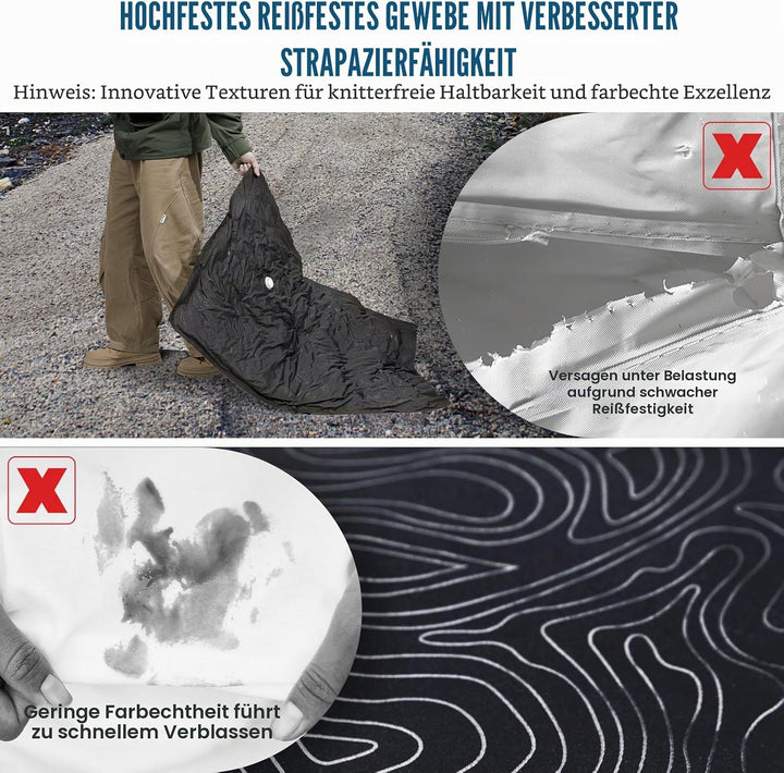 TAILI Vakuumbeutel für Outdoor Reisen 4 Stück Extra Grosse 100 X 74 CM Vakuumierbeutel für für Reise