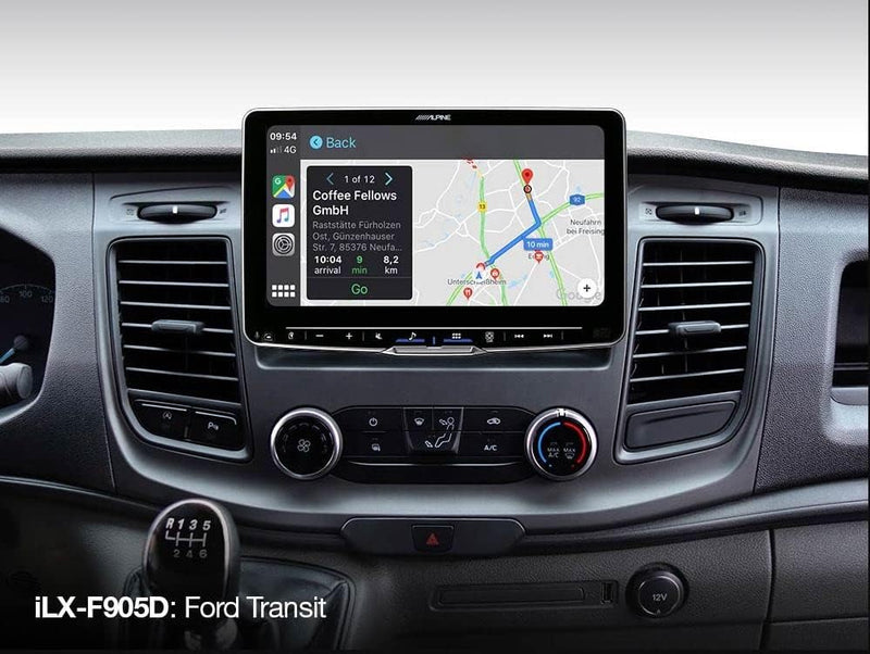 Alpine iLX-F905TRA | Autoradio mit 9-Zoll Touchscreen, DAB+, 1-DIN-Einbaugehäuse, Apple CarPlay Wire