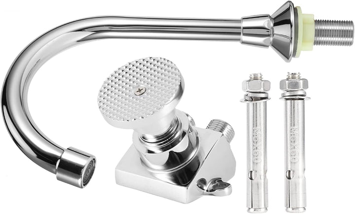 Bar Waschbecken Wasserhahn, Kupfer Boden montiert Fusspedal Becken Wasserhahn Waschbecken Wasserhahn