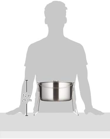 Origin Outdoors 179613 Topf, Edelstahl
