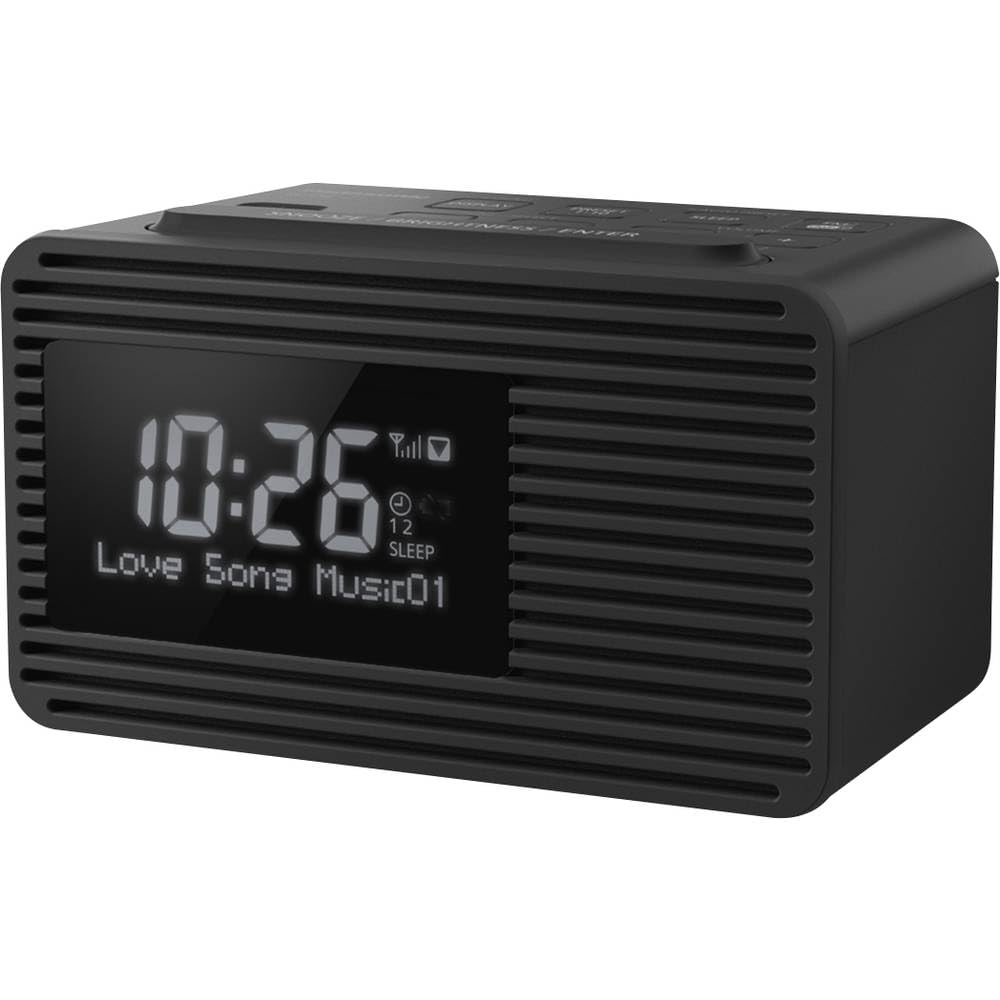 Panasonic RC-D8EG-K Radiowecker DAB+ (USB Ladefunktion, Snooze-Taste, Sleeptimer, Favoritentaste) sc