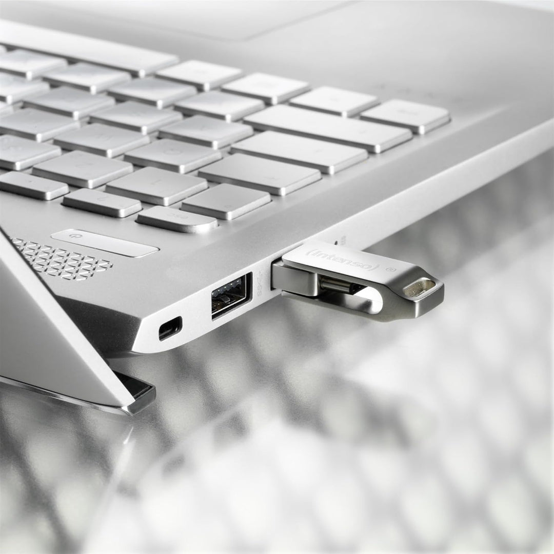 Intenso cMobile Line, 64GB Dual USB-Stick USB 3.2 Gen. 1x1 Type-C, silber, 64GB