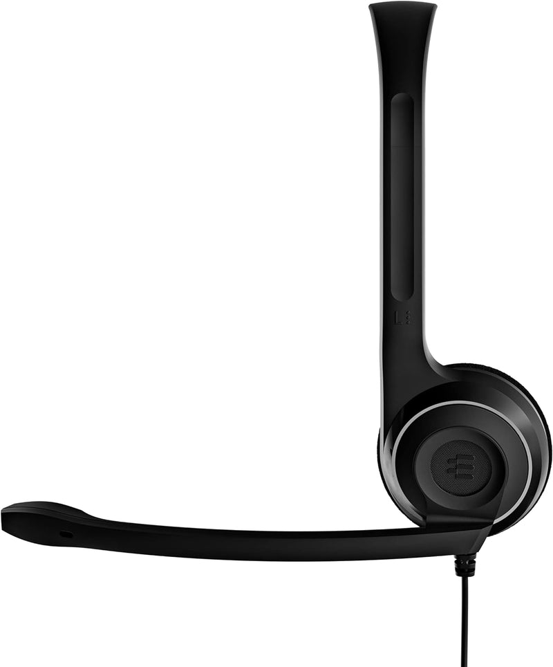 EPOS PC 8 USB-On-Ear-Stereo Headset PC, Kopfhörer mit Kabel, Inline-Lautstärke, Stummschaltung & Mik