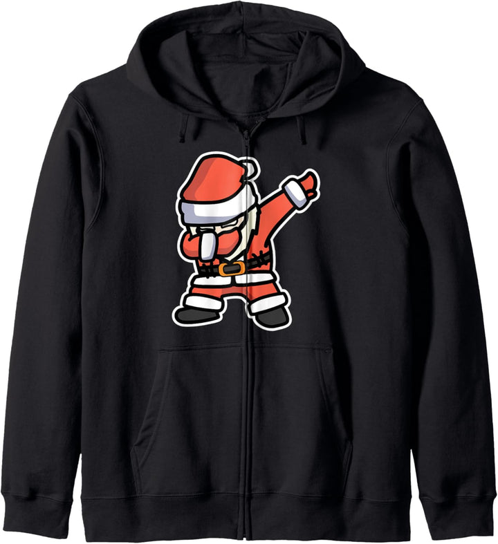 Lustige Weihnachten Lustiger Weihnachtsmann Kapuzenjacke