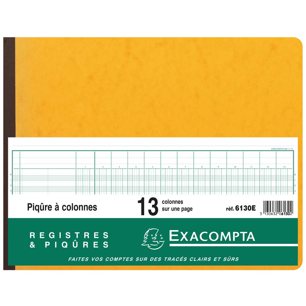 EXACOMPTA Piqre ‡ colonnes, 13 colonnes, 31 lignes VE = 1