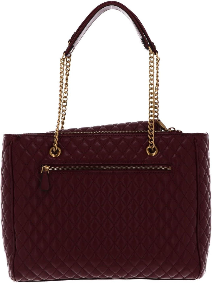 Guess DAMENTASCHE D SCHWARZ HWQB8661230BLA Mail Society Schultertasche SCHWARZ ND Wahl = P Merlot Ei