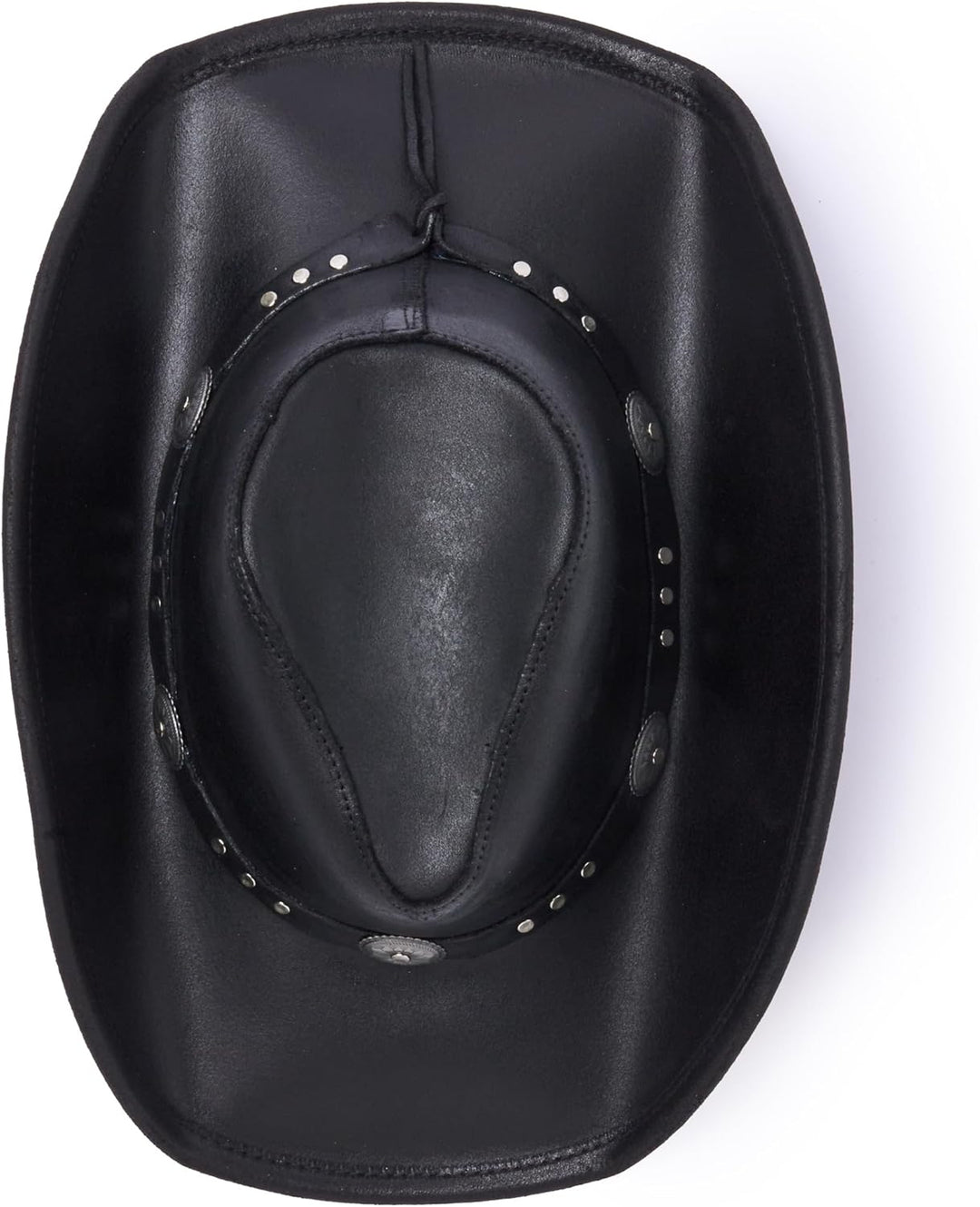 Herren Leder Outback Hut schwarz gro?
