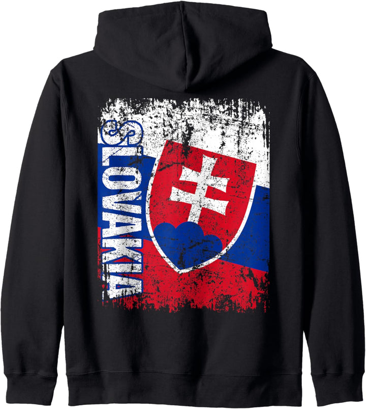 SLOWAKEI Flagge | Damen Herren Kinder SLOWAKEI Kapuzenjacke