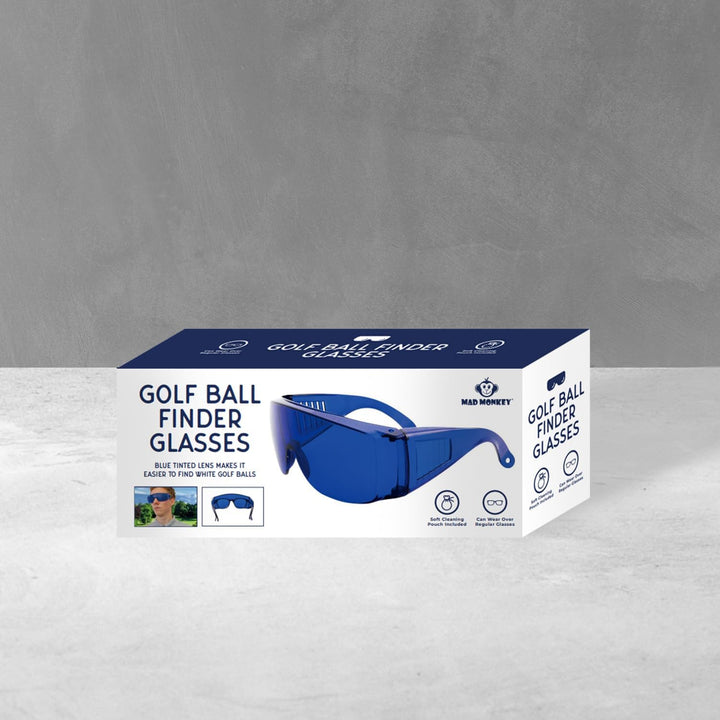 Mad Monkey Unisex – Erwachsene Golfball Finder Brille, Blau, One Size