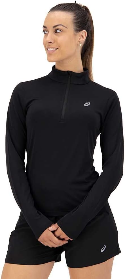 Asics Women's 2012C328-001_M longsleevy, Black, M
