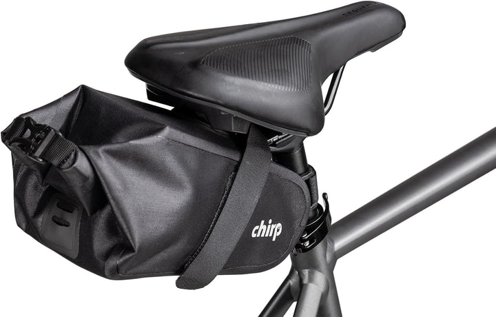 Chirp H2O Satteltasche Fahrradtasche 100% Wasserdicht 2,5 Liter Volumen Rollverschluss universelle K