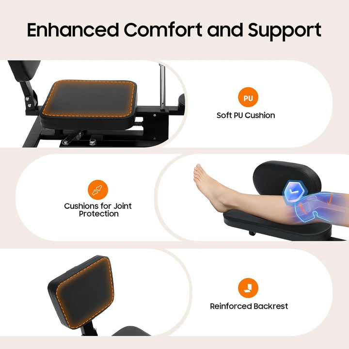 Leg Stretcher Split-Maschine, 220LBS Bein-Stretch-Maschine, Heavy Duty Stahlrahmen Ausrüstung Splits