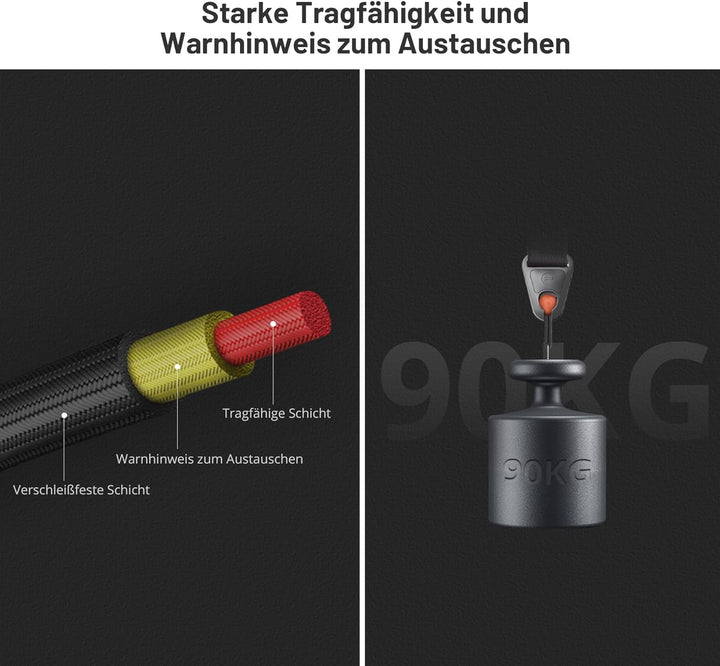 PGYTECH Kameragurt mit Schnellverschluss für Fotografen, verstellbarer Kamera-Schultergurt, Dunkelbl