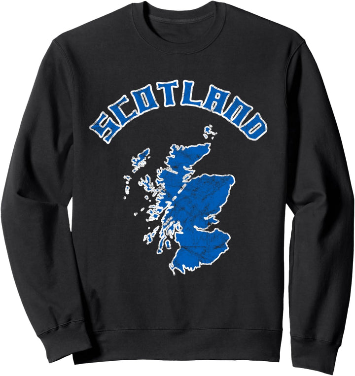 Schottland Umriss Silhouette, Scottish Pride, Schottisch Sweatshirt