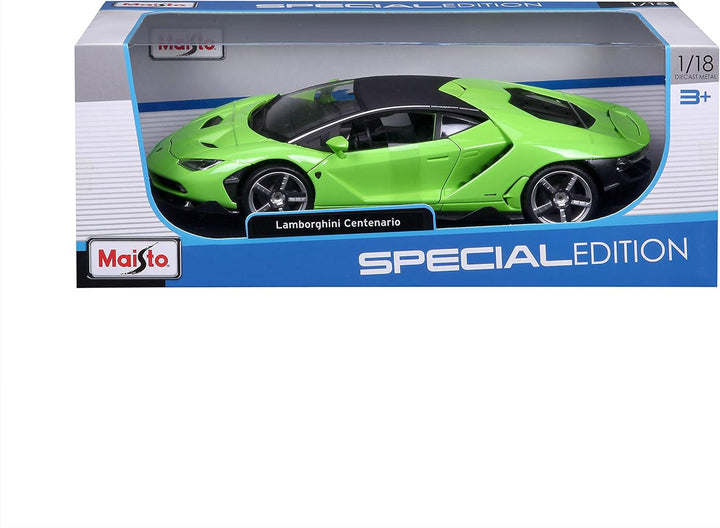 Bauer Spielwaren 31386-00000053 Maisto Lamborghini Centenario: Modellauto mit Federung, Massstab 1:1