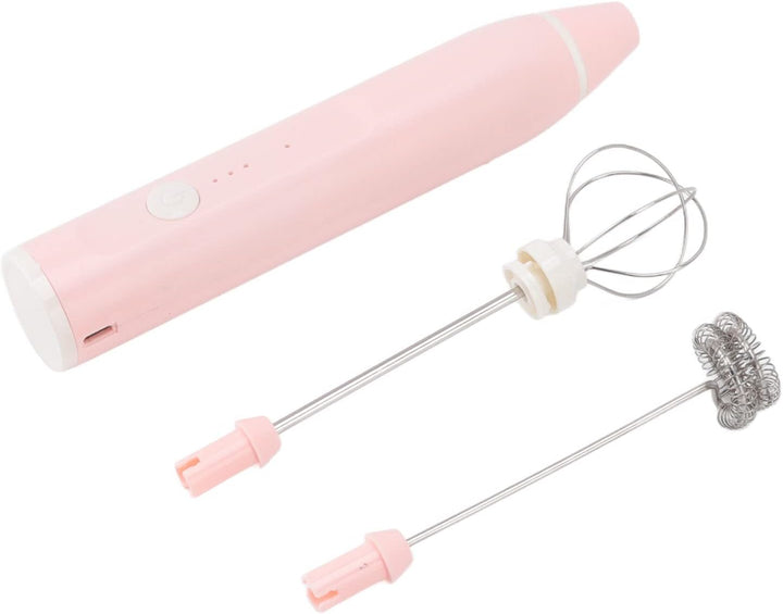 Elektrischer Mini-Rührer, Kabelloser Schneebesen, Küchenmixer mit 3 Mischmodi, Edelstahl-Schneebesen