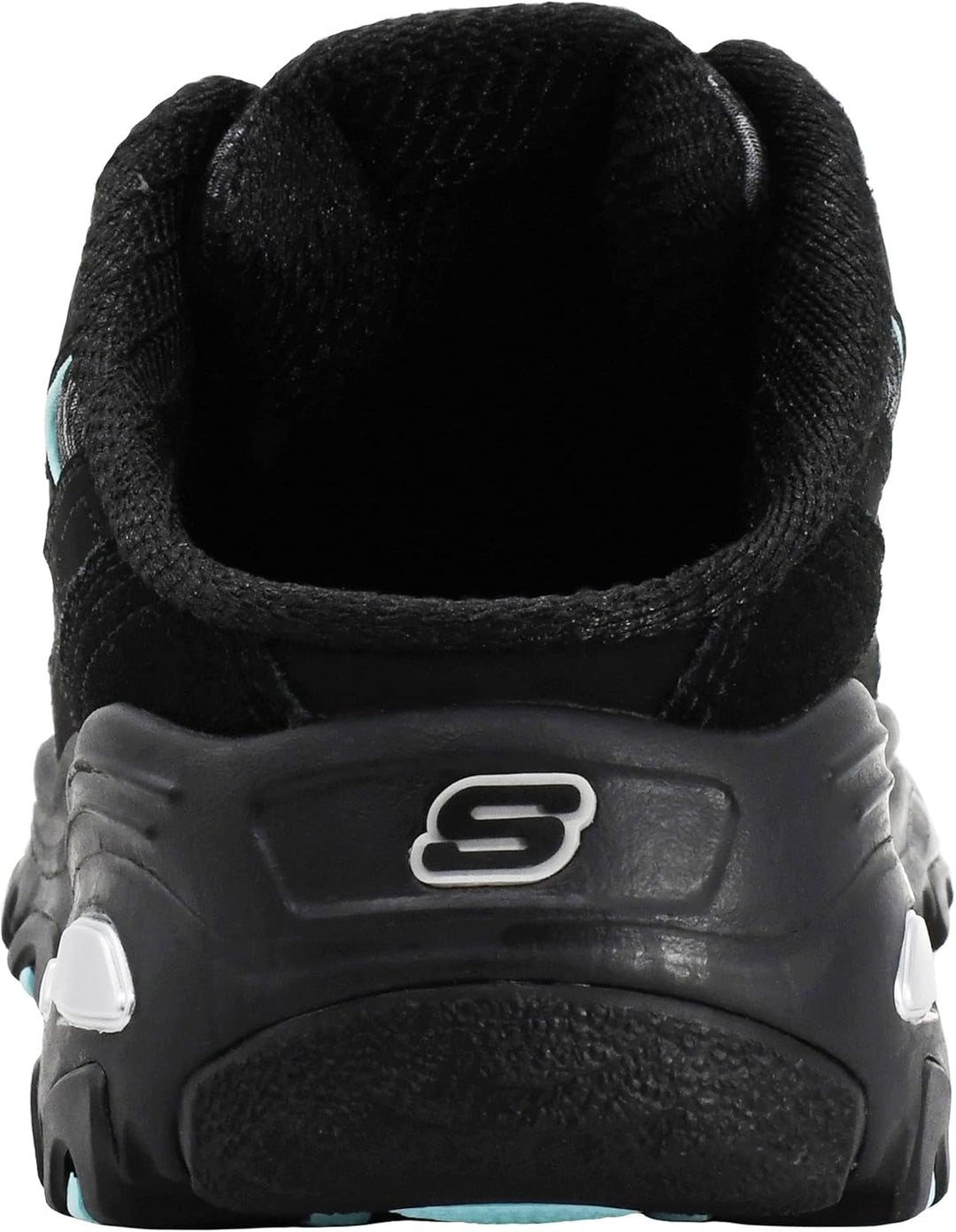 Skechers Damen Sabot D´Lites Scene Setter 37 EU Weit Schwarz Aqua, 37 EU Weit Schwarz Aqua