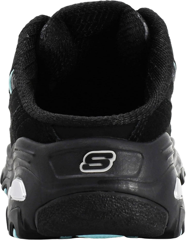 Skechers Damen Sabot D´Lites Scene Setter 37 EU Weit Schwarz Aqua, 37 EU Weit Schwarz Aqua