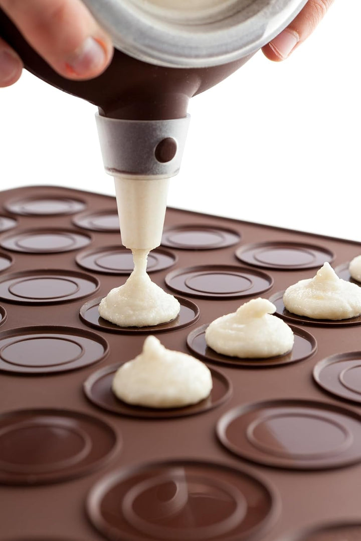 Lékué Macarons-Backset, braun A 30 cm, A 30 cm