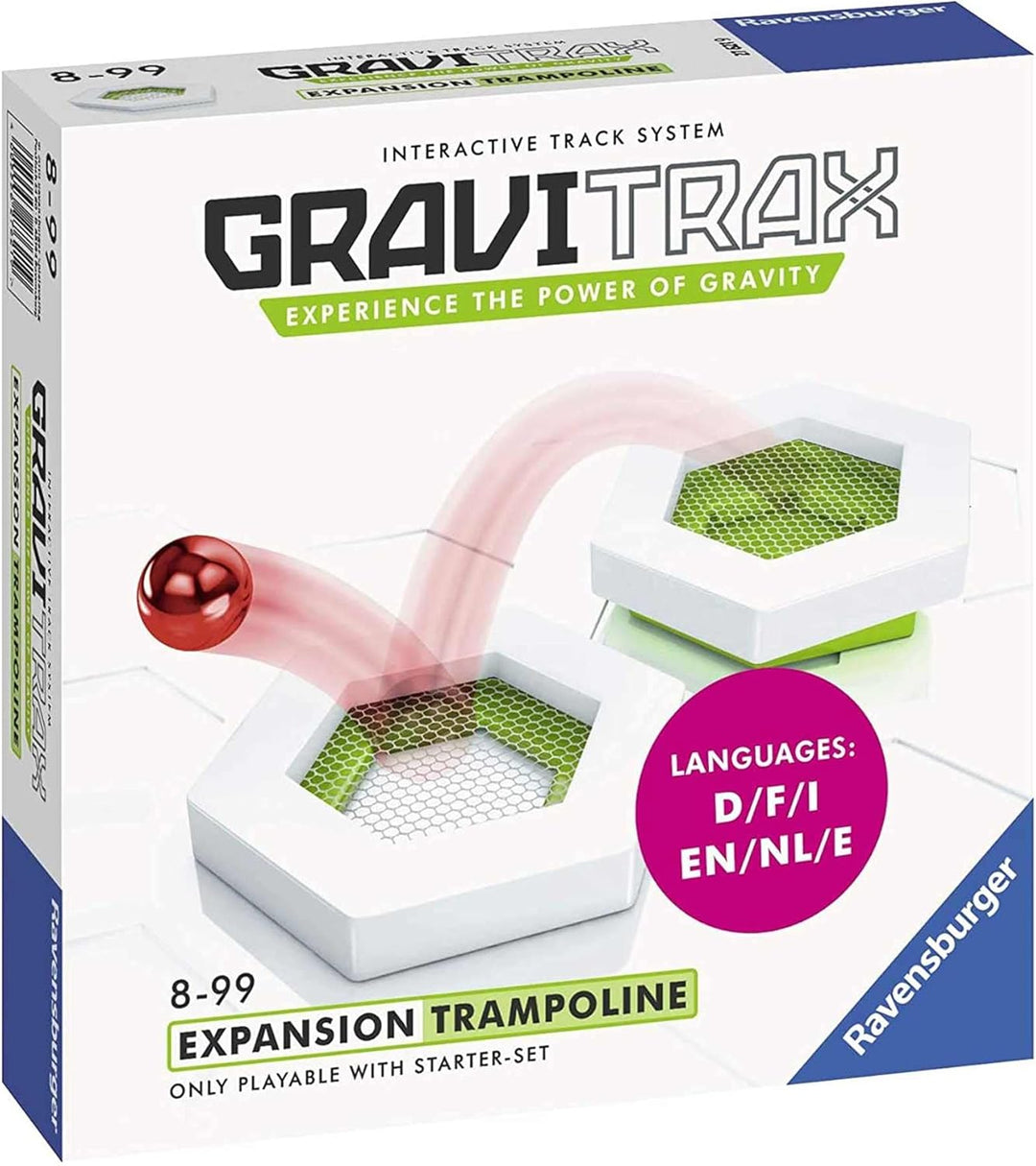 Ravensburger 4005556276219 GraviTrax Trampoline Baukasten, 7.5 Inch, GraviTrax Trampolin