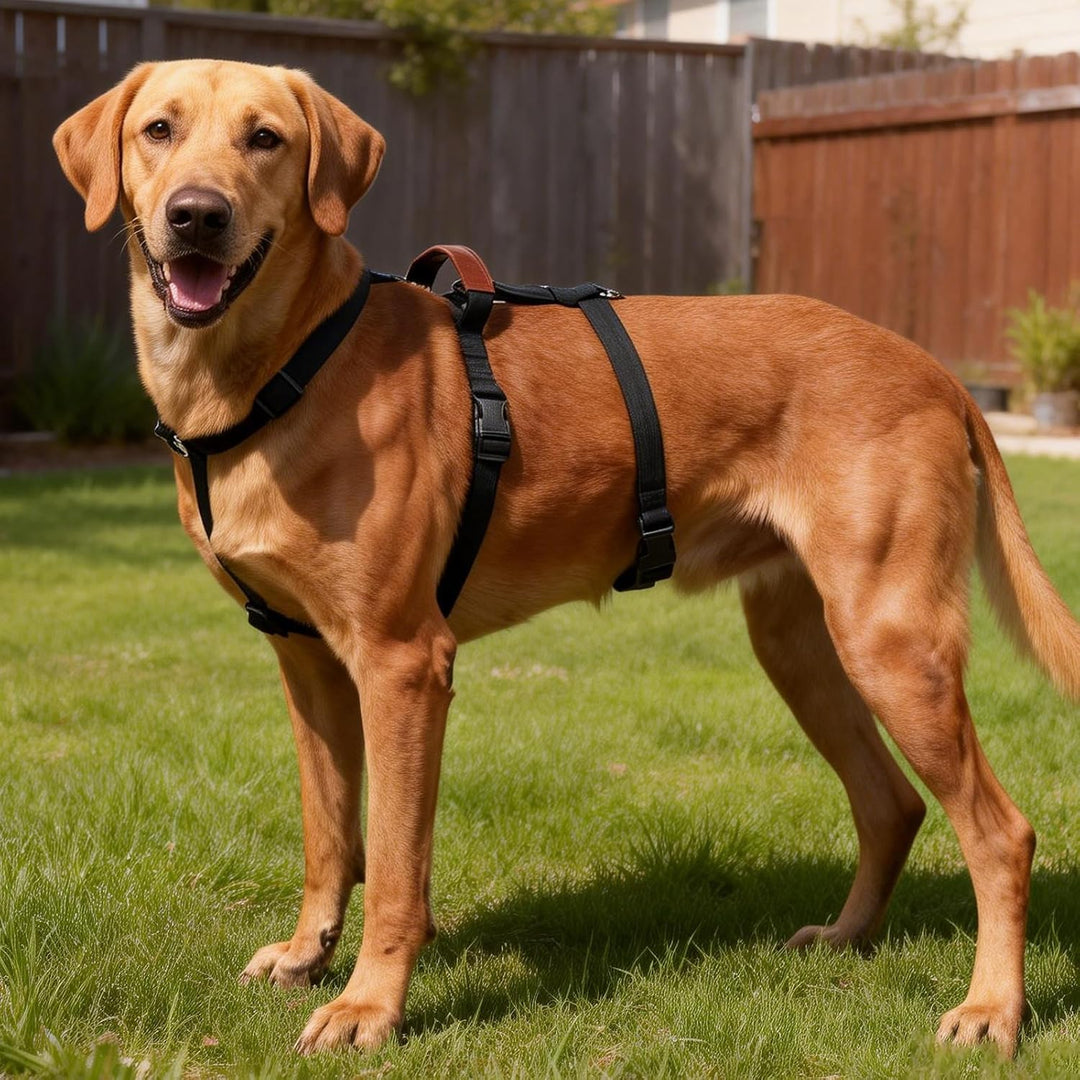 Hundegeschirr Ausbruchsicher, Anti Zug Sicherheitsgeschirr Hund, Verstellbare Brustgeschirr mit Gepo