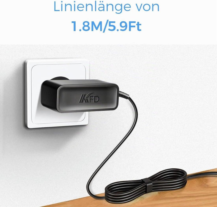 KFD Netzteil 24V Netzadapter Ladegerät für Philips HueGo LED HF12 HF18 HF24 SmartSleep Wake-up Light