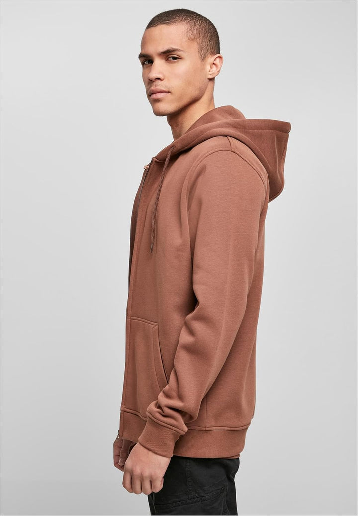 Build your Brand Herren Heavy Zip Hoody, Herren Kapuzenpullover aus Baumwolle und Polyester in viele