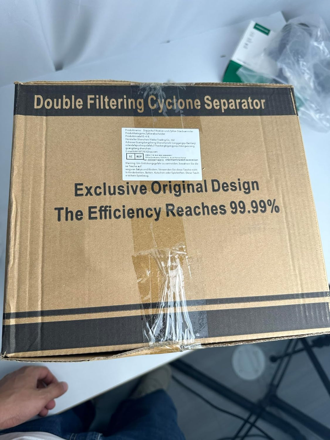 Doppelte Filtration und Zyklon Staubsammler für Holzbearbeitung DIY mit 50mm/2'' Turbolader Filter S