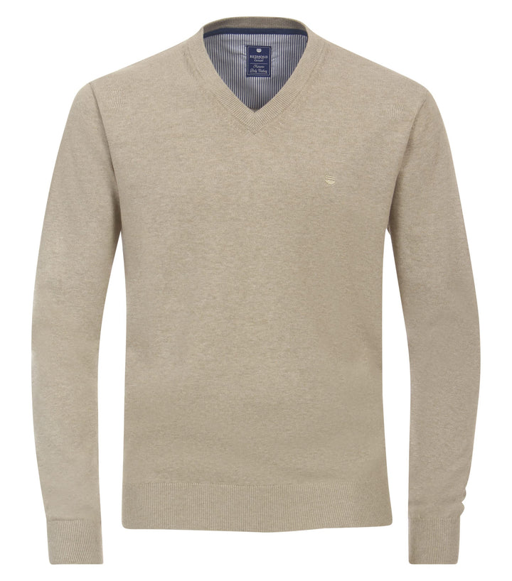 Redmond Pullover Uni S Beige (212), S Beige (212)